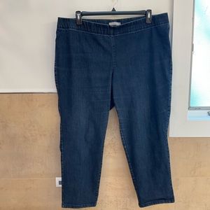Cropped Denim Pants 18w